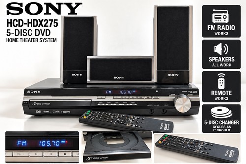 Sony hcd hdx275 disc dvd - sony, hcd-hdx275